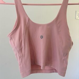 Lululemon Align Cropped Tank Top Size 4 Light Pink